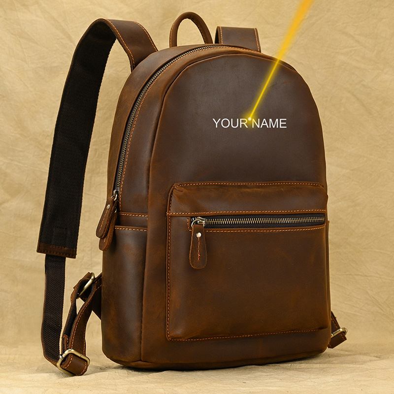 Linen Bag Bulk - Luufan Man's Backpack Genuine Leather Unisex