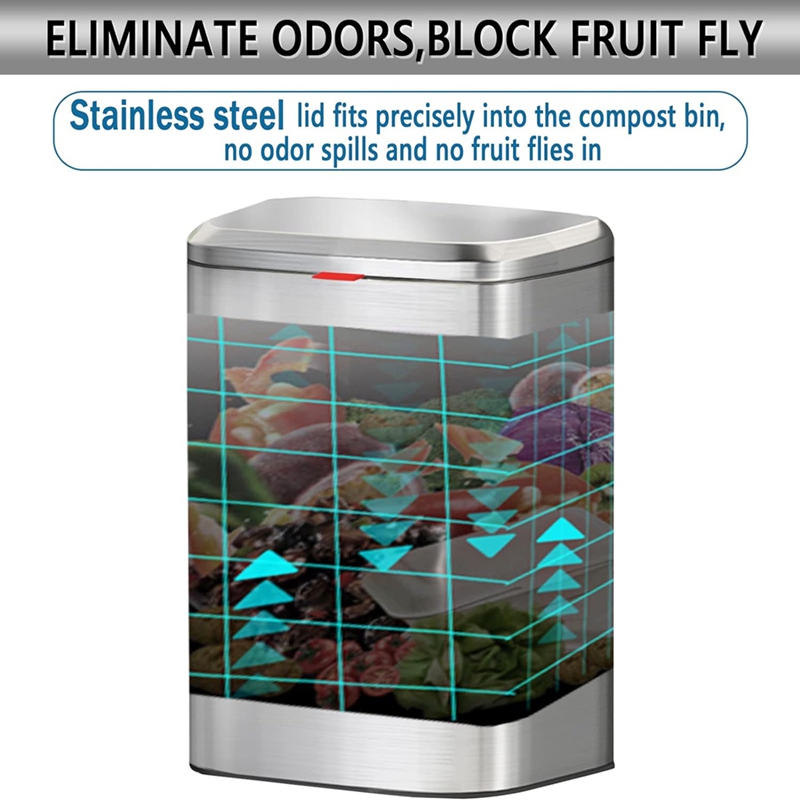 Hanging Kitchen Stainless-Stee - Compost Bin Countertop 评论和价格