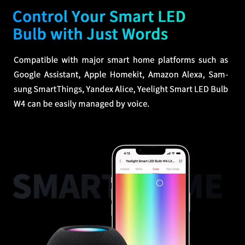 Yeelight Smart LED Bulb W4 Lit - Yeelight Light Smart Bulb 评论和价格