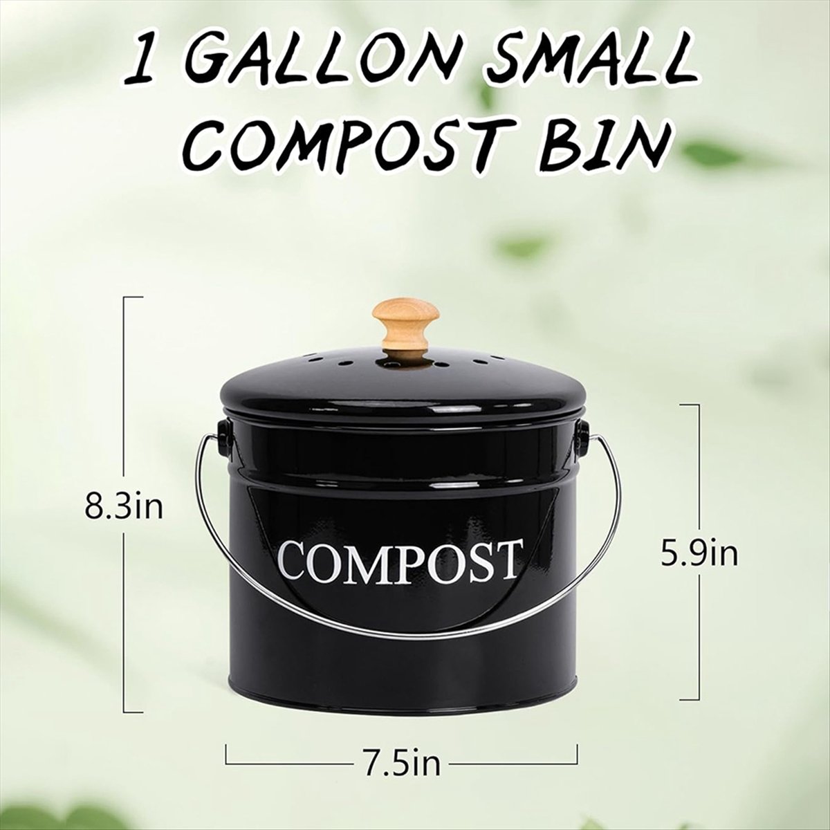 Kitchen Compost Bin for Kitche - Compost Bin Countertop 评论和价格